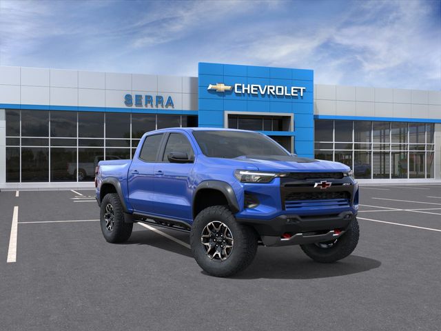 Reef Blue Metallic 2026 Chevrolet Colorado ZR2 Crew Cab 4WD Pickup Truck Four-Wheel Drive 8-Speed Automatic