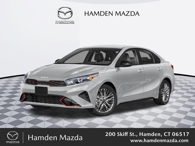 Steel Gray 2023 Kia Forte GT-Line FWD Sedan Front-Wheel Drive Continuously Variable Transmission