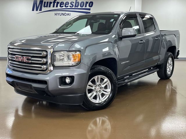 Gray (Satin Steel Metallic) 2020 GMC Canyon Pickup Truck Four-Wheel Drive 8-Speed Automatic