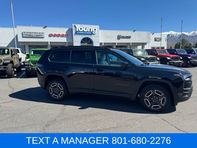 Diamond Black Crystal Pearlcoat 2026 Jeep Cherokee SUV / Crossover Four-Wheel Drive Continuously Variable Transmission