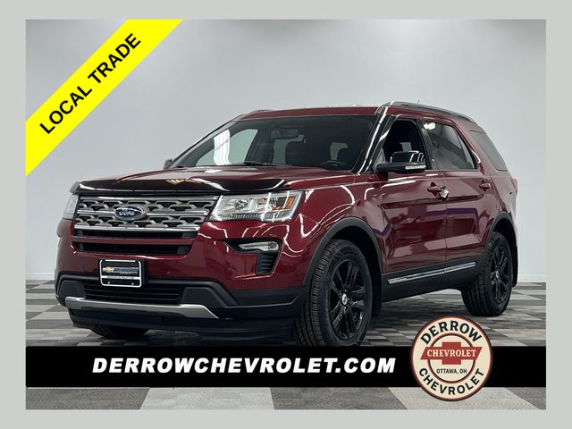 Red 2018 Ford Explorer XLT AWD SUV / Crossover All-Wheel Drive 6-Speed Automatic