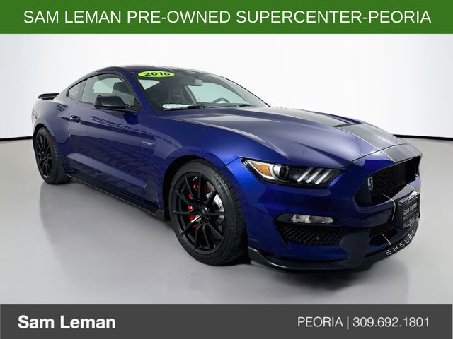 Blue Metallic 2016 Ford Mustang Shelby GT350 Coupe Rear-Wheel Drive 6-Speed Manual