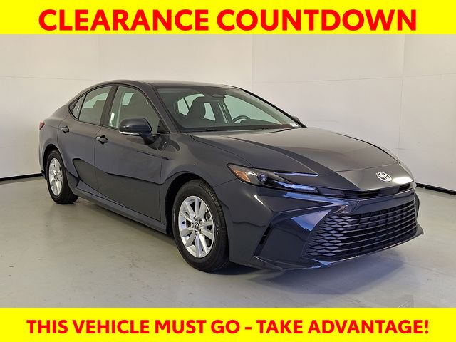 Gray 2025 Toyota Camry LE FWD Sedan Front-Wheel Drive Continuously Variable Transmission