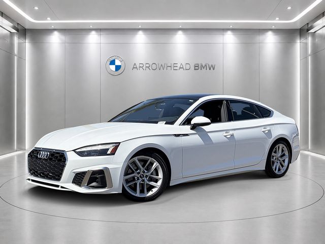 Arkona White 2024 Audi A5 Sportback Sedan All-Wheel Drive 7-Speed Automatic