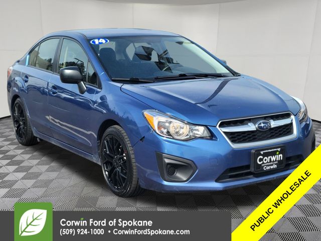 Quartz Blue Pearl 2014 Subaru Impreza 2.0i Sedan All-Wheel Drive Continuously Variable Transmission