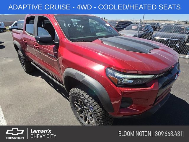 Radiant Red Tintcoat 2024 Chevrolet Colorado ZR2 Crew Cab 4WD Pickup Truck Four-Wheel Drive 8-Speed Automatic