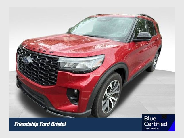 Red Metallic 2025 Ford Explorer SUV / Crossover All-Wheel Drive Automatic