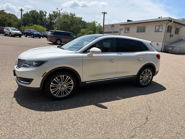 White Platinum Metallic Tri-Coat 2016 Lincoln MKX SUV / Crossover All-Wheel Drive 6-Speed Automatic