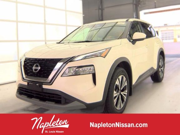 Pearl White Tricoat 2023 Nissan Rogue SUV / Crossover Front-Wheel Drive Continuously Variable Transmission