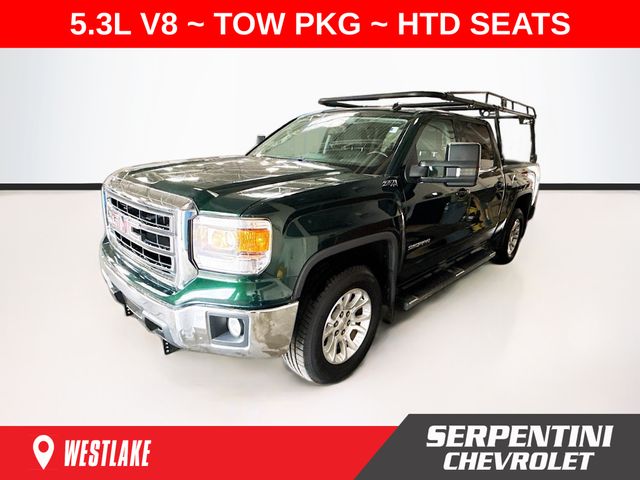 Emerald Green Metallic 2014 GMC Sierra 1500 Pickup Truck Four-Wheel Drive 6-Speed Automatic Overdrive