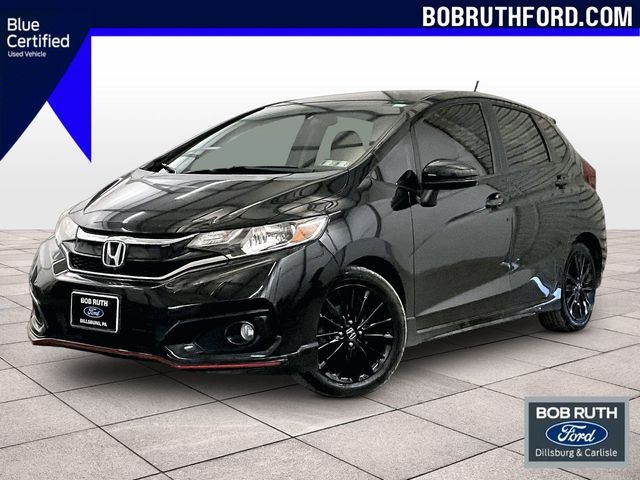 Crystal Black Pearl 2018 Honda Fit Hatchback Front-Wheel Drive 6-Speed Manual