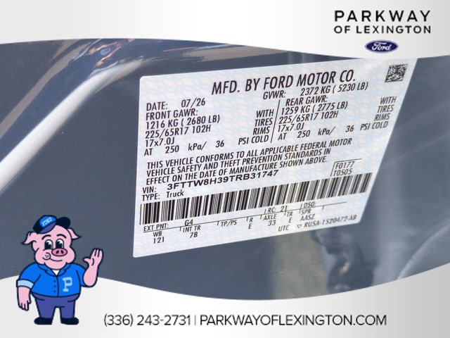 New 2026 Gray Ford XLT image 33