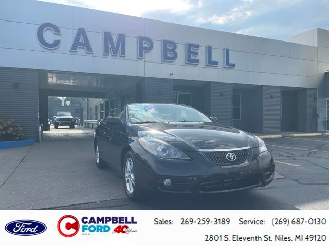 Black 2008 Toyota Camry Solara Coupe Front-Wheel Drive 5-Speed Automatic Overdrive