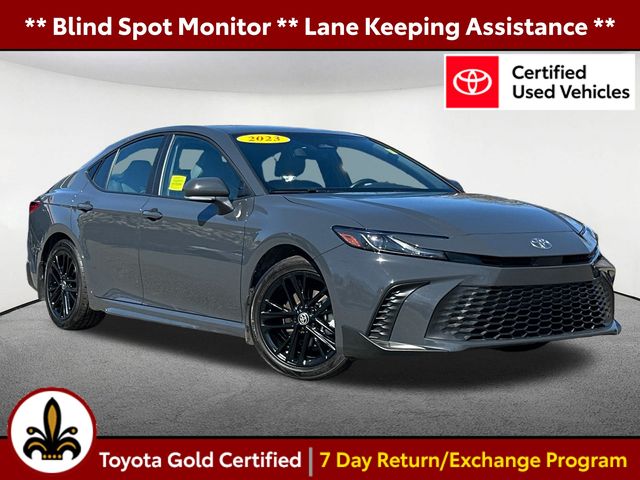 Midnight Black Metallic 2025 Toyota Camry Sedan Front-Wheel Drive Continuously Variable Transmission