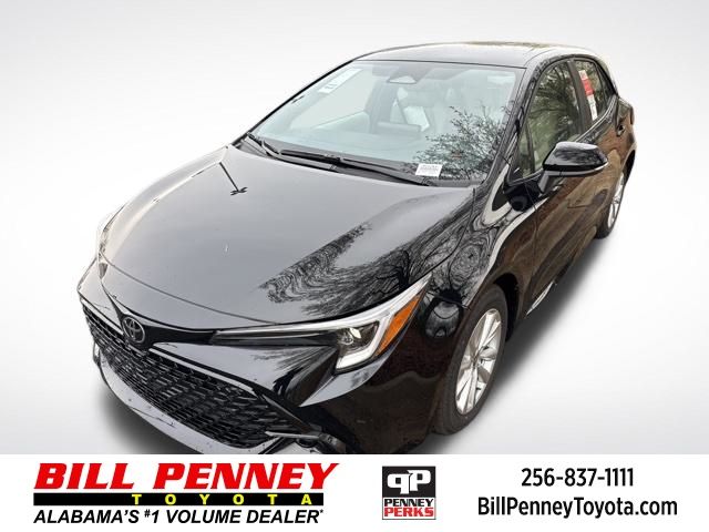 Black 2026 Toyota Corolla Hatchback SE FWD Hatchback Front-Wheel Drive Continuously Variable Transmission