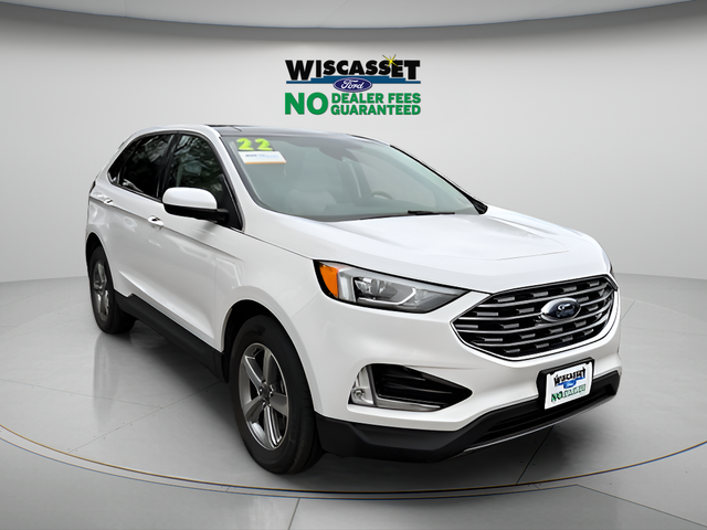 White Metallic 2022 Ford Edge SEL AWD SUV / Crossover All-Wheel Drive 8-Speed Automatic