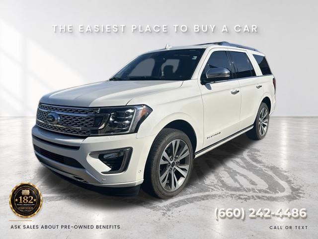 Star White Metallic Tri-Coat 2021 Ford Expedition SUV / Crossover Four-Wheel Drive Automatic