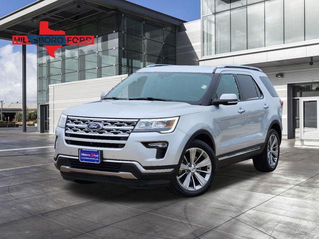 2018 Ingot Silver Ford Explorer Limited FWD SUV