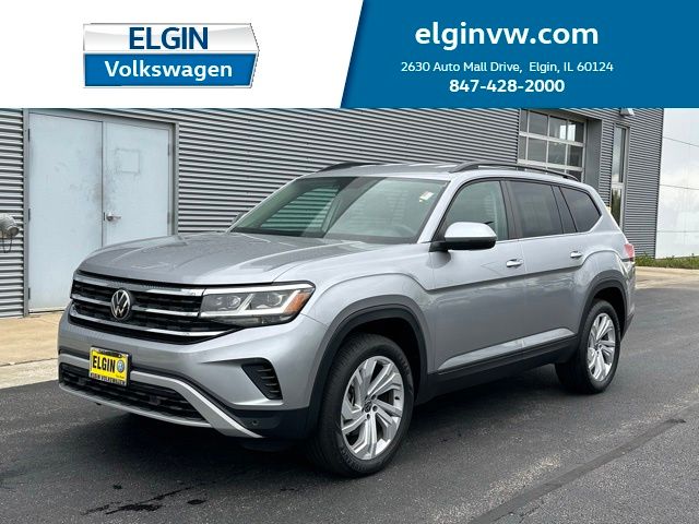 Pyrite Silver Metallic 2023 Volkswagen Atlas V6 SE 4Motion with Technology SUV / Crossover All-Wheel Drive 8-Speed Automatic