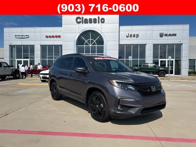 Gray 2021 Honda Pilot SE FWD SUV / Crossover Front-Wheel Drive 9-Speed Automatic