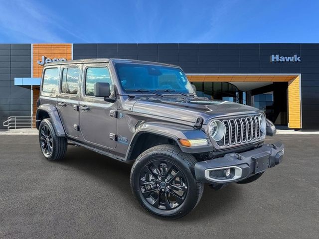 Gray (Granite Crystal Metallic Clearcoat) 2025 Jeep Wrangler 4xe Sahara 4WD SUV / Crossover Four-Wheel Drive 8-Speed Automatic