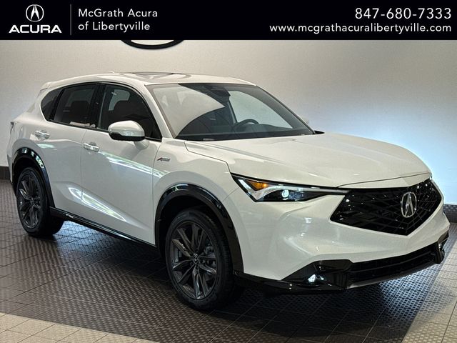 Platinum White Pearl 2025 Acura ADX SH-AWD with A-SPEC Package SUV / Crossover All-Wheel Drive Continuously Variable Transmission