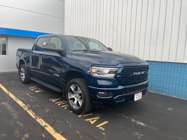 Patriot Blue Pearlcoat 2023 RAM 1500 Pickup Truck Four-Wheel Drive 8-Speed Automatic