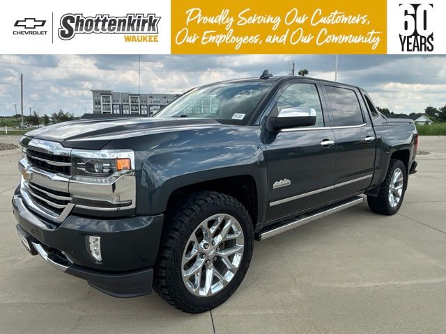 Gray (Graphite Metallic) 2017 Chevrolet Silverado 1500 Pickup Truck Four-Wheel Drive 8-Speed Automatic Overdrive