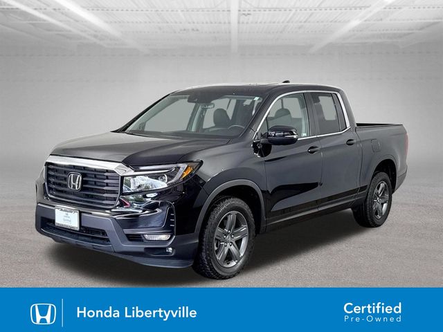 Crystal Black Pearl 2023 Honda Ridgeline Pickup Truck All-Wheel Drive 9-Speed Automatic