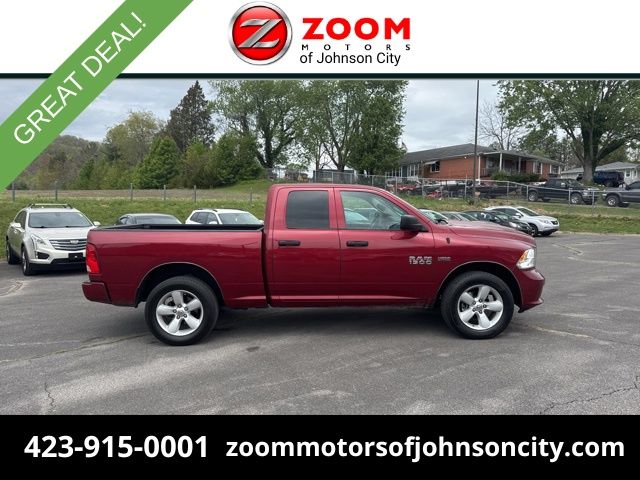 Deep Cherry Red Crystal Pearlcoat 2015 RAM 1500 Pickup Truck Four-Wheel Drive 8-Speed Automatic