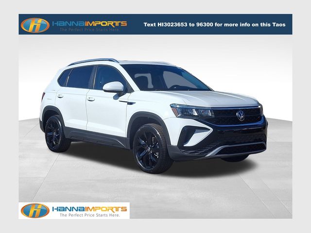 Pure White 2023 Volkswagen Taos SE FWD SUV / Crossover Front-Wheel Drive 8-Speed Automatic