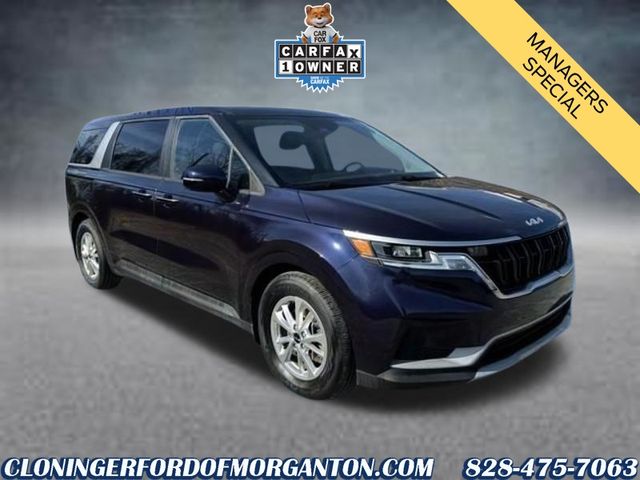 Deep Chroma Blue 2023 Kia Carnival LX FWD Minivan Front-Wheel Drive 8-Speed Automatic