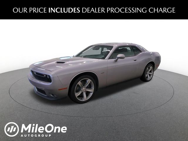 Billet Silver Metallic Clearcoat 2015 Dodge Challenger Coupe Rear-Wheel Drive 6-Speed Manual