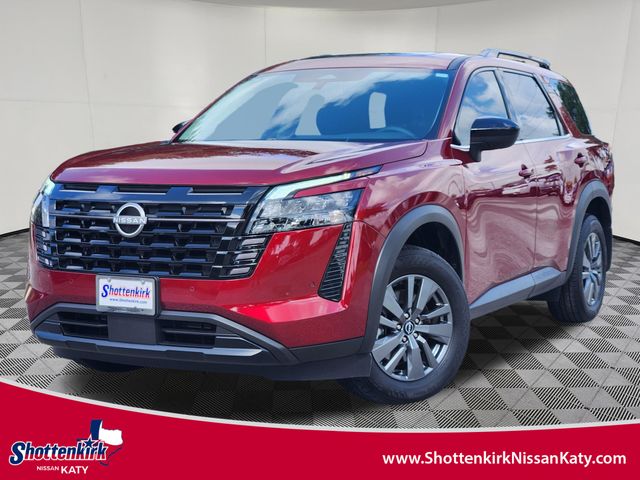 Red (Scarlet Ember Tintcoat) 2026 Nissan Pathfinder SUV / Crossover Front-Wheel Drive 9-Speed Automatic