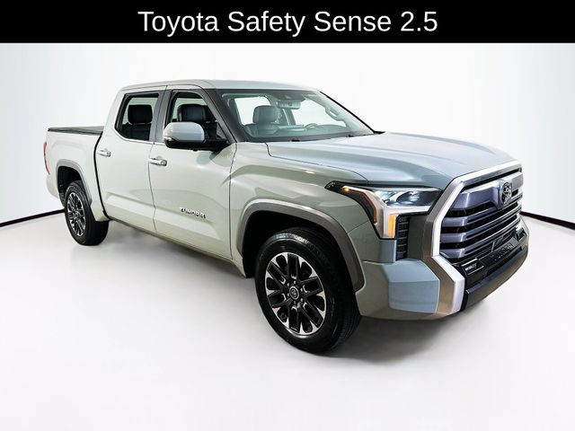 Blue / Gray 2024 Toyota Tundra Limited CrewMax Cab 4WD Pickup Truck Four-Wheel Drive Automatic