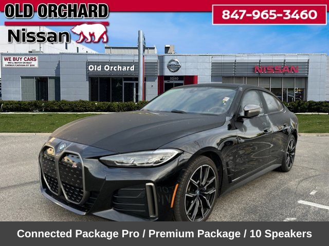 Black Sapphire Metallic 2023 BMW i4 M50 Gran Coupe AWD Sedan All-Wheel Drive Automatic