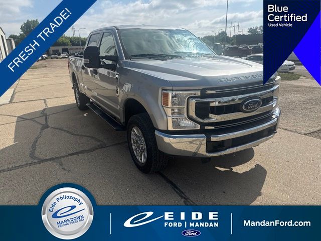 Silver 2020 Ford F-250 Super Duty Pickup Truck Four-Wheel Drive 6-Speed Automatic