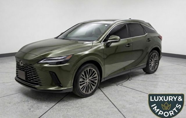 Nori Green Pearl 2024 Lexus RX Hybrid 350h Luxury AWD SUV / Crossover All-Wheel Drive Continuously Variable Transmission