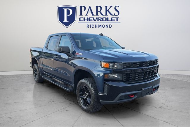 Blue Metallic 2022 Chevrolet Silverado 1500 Pickup Truck Four-Wheel Drive Automatic