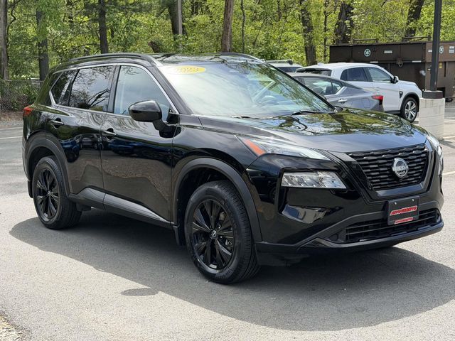 Super Black 2023 Nissan Rogue SV AWD SUV / Crossover All-Wheel Drive Continuously Variable Transmission