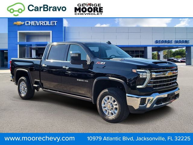 Black 2025 Chevrolet Silverado 2500HD Pickup Truck Four-Wheel Drive Automatic