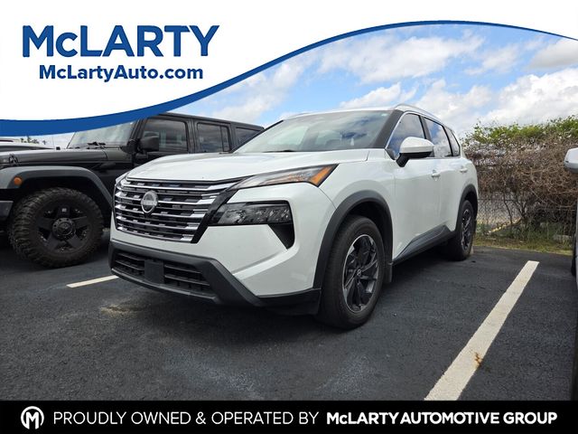 Everest White Pearl 2024 Nissan Rogue SV FWD SUV / Crossover Front-Wheel Drive Continuously Variable Transmission