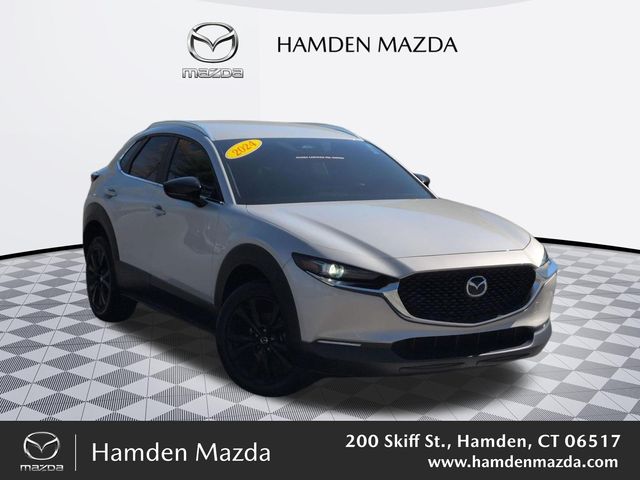 Gray (Platinum Quartz Metallic) 2024 Mazda CX-30 2.5 S Select Sport AWD SUV / Crossover All-Wheel Drive 6-Speed Automatic