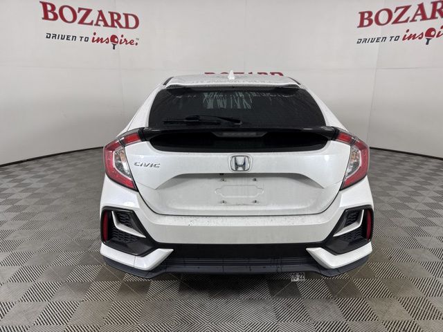 2020 White Honda Civic Hatchback EX FWD Hatchback
