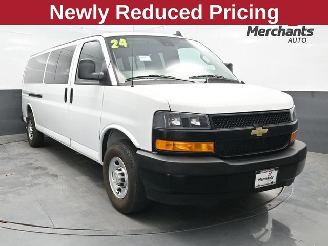 Summit White 2024 Chevrolet Express Van Rear-Wheel Drive 8-Speed Automatic Overdrive