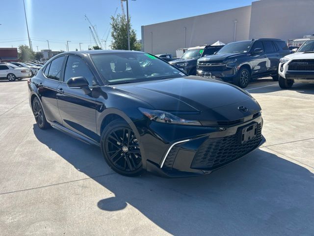 Midnight Black Metallic 2026 Toyota Camry Sedan Front-Wheel Drive Continuously Variable Transmission