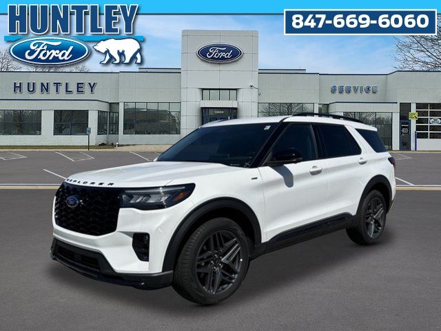 White Metallic 2025 Ford Explorer ST-Line AWD SUV / Crossover All-Wheel Drive Automatic