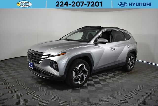 Shimmering Silver 2023 Hyundai Tucson SUV / Crossover All-Wheel Drive 8-Speed Automatic