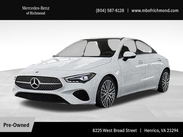 Polar White 2026 Mercedes-Benz CLA 250 4MATIC Coupe All-Wheel Drive 8-Speed Dual Clutch
