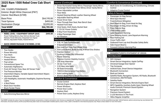 Used 2025 Ram 1500 Truck